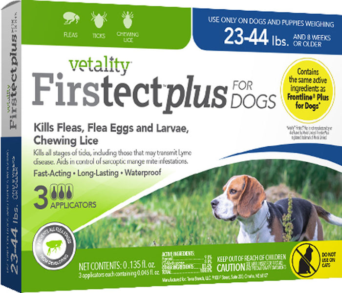 FIRSTECT PLUS DOG 23-44# 3PK