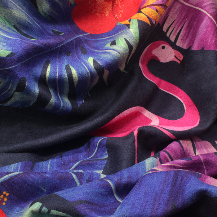 Flamingos Car Seat Cover Towel w/ Snaps