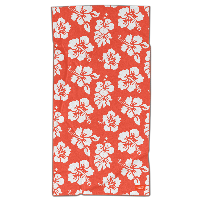 Close-up of the Flex on the Beach Fire Car Seat Cover Towel