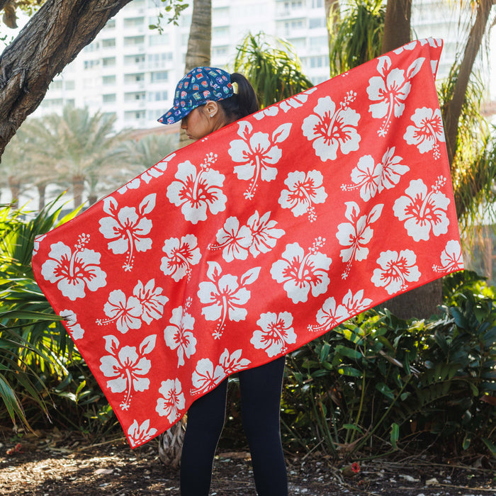 Flex on the Beach - Fire Car Seat Cover Towel