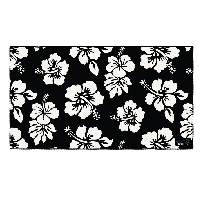 Flex on the Beach Mini Towel - front and back view