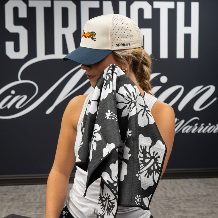 Flex on the Beach Mini Towel, folded