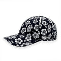 Flex on the Beach OG hat with floral print - side view