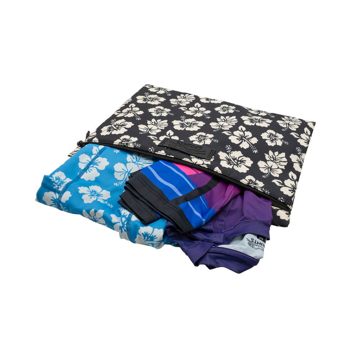 Flex on the Beach Wet Bag holding wet clothes