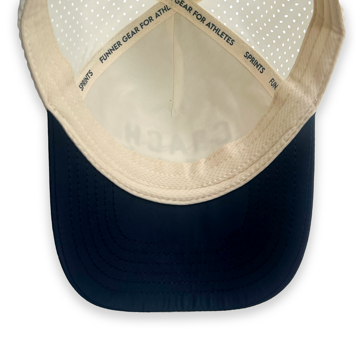 Coach Fluffy Structured VP Hat interior sweatband detail