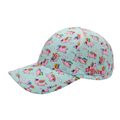 Flying Pigs OG hat with rainbow-winged flying pig print - side view