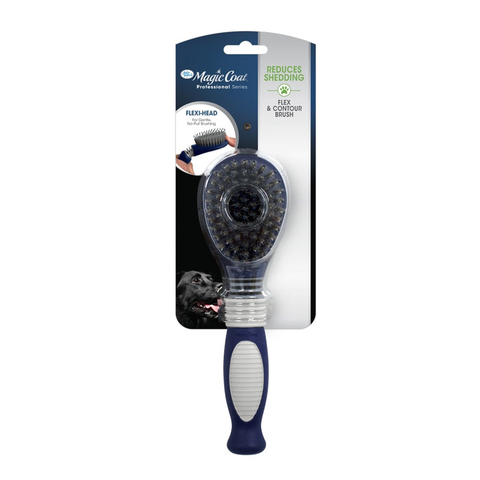 Four Paws Magic Coat Professional Series Flex & Contour Pin and Bristle Brush for Dogs