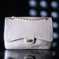 Frosted Grace: White Handbag – Elegant Jewelry for Pageants and Events