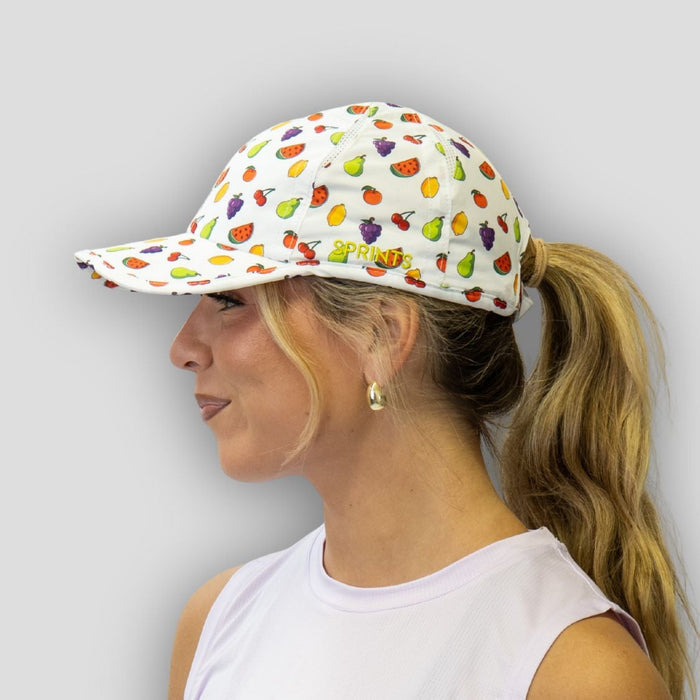 Runner wearing the Fruit Salad OG Hat