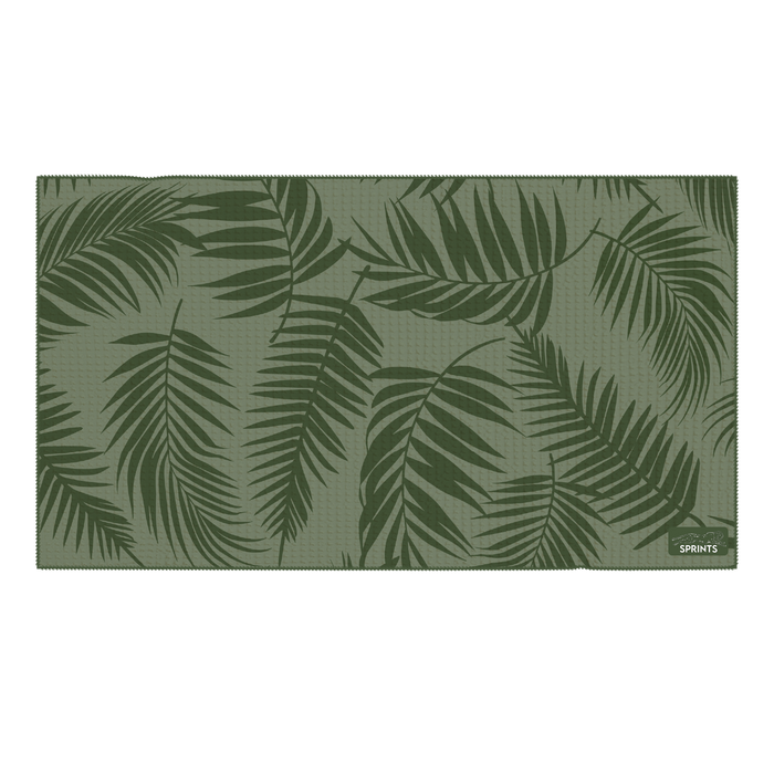 Garden of Races Past Mini Towel - front and back view