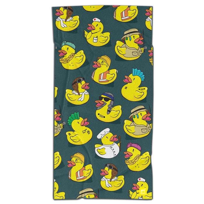 Get Ducked Car Seat Cover Towel mockup