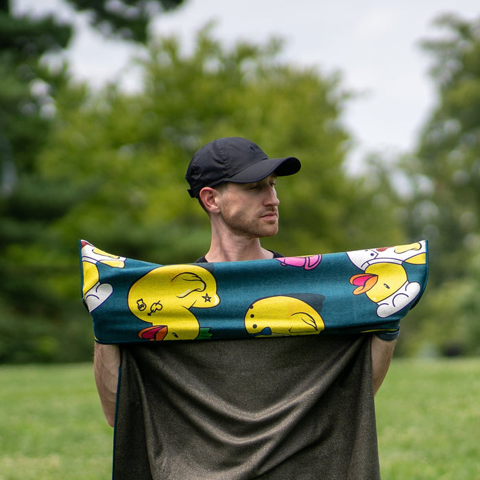 Get Ducked Car Seat Cover Towel w/ Snaps