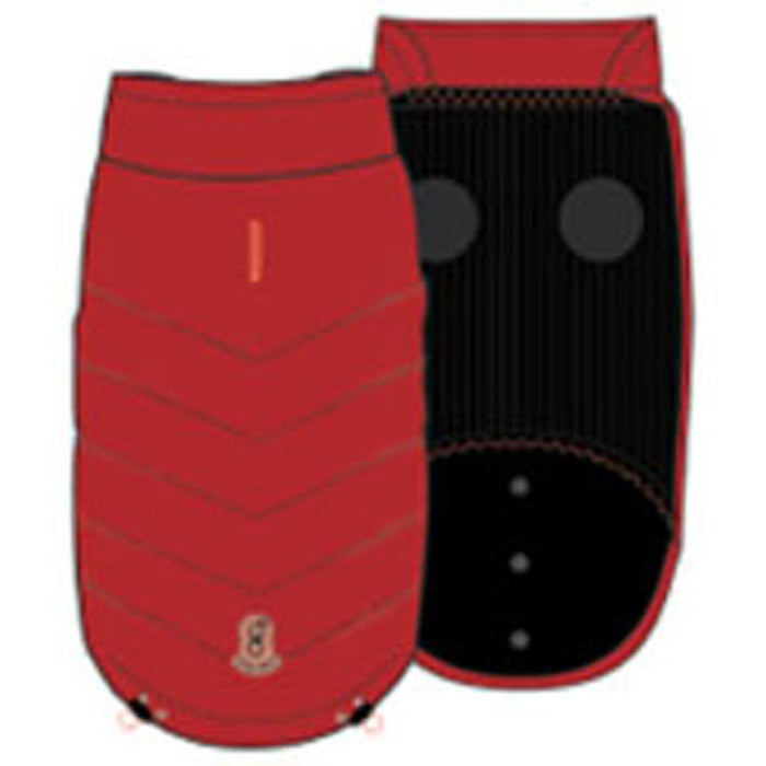 GOO-EEZ MOCK NECK JACKET RED/BLK SM