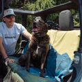 Grizzly Guide Bench Seat Cover Towel - full view