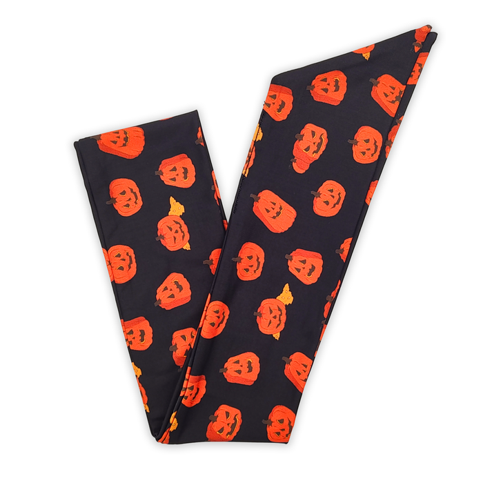 Grumpkin Pumpkin Headband, folded flat