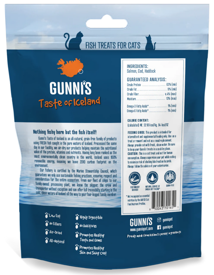 Gunni's Salmon Mini Morsels Cat Treats