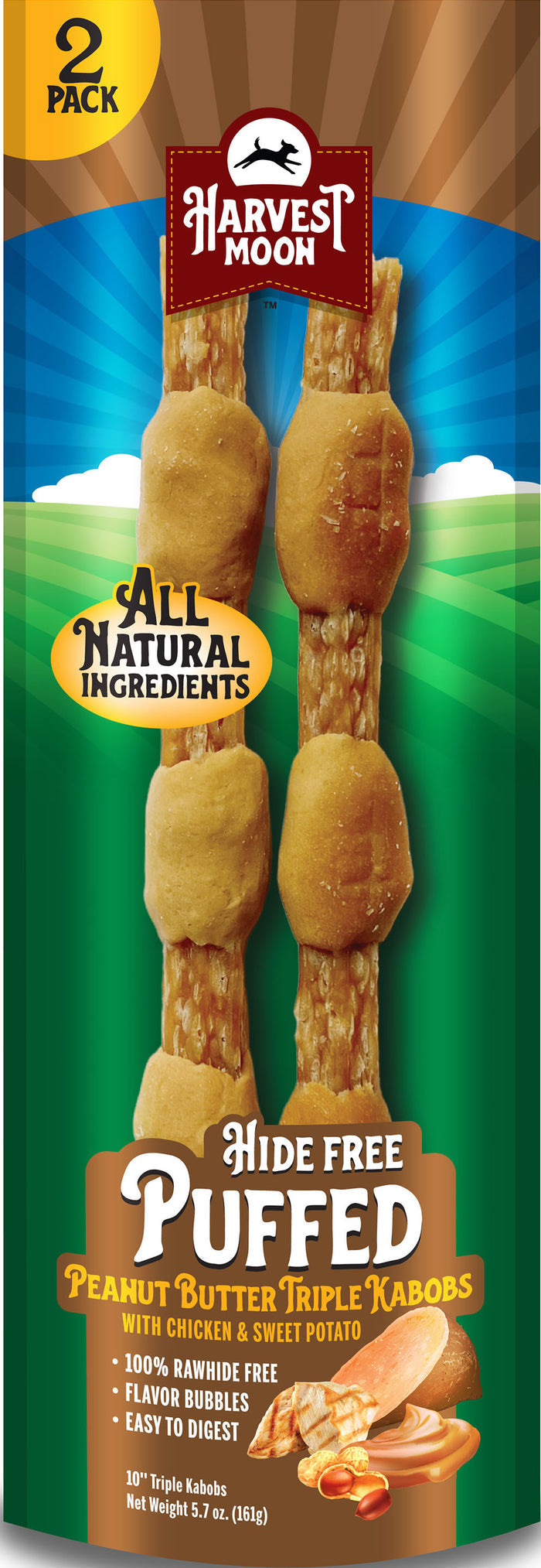 HM PUFFED PB  TRIPLE KABOB  2PK