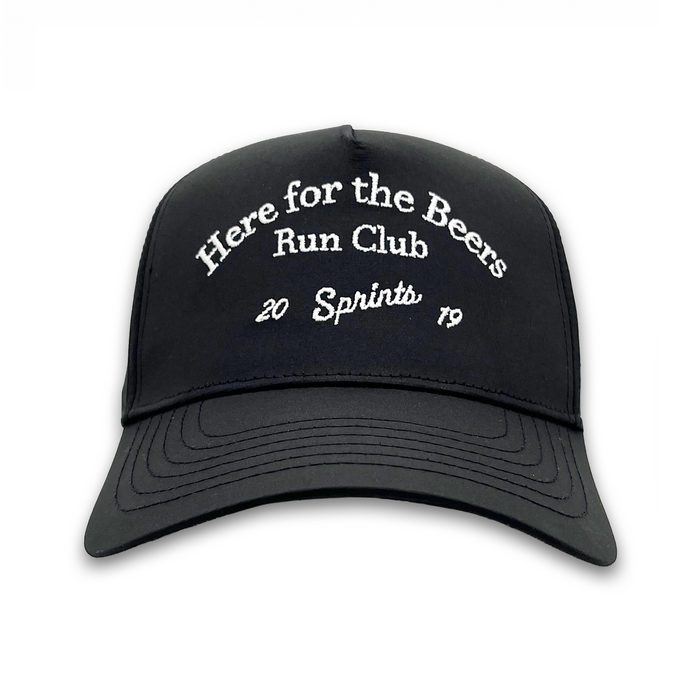 Here for the Beers Run Club VP Hat, front view