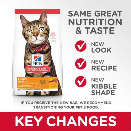 Hill's® Science Diet® Adult Light Chicken Recipe Dry Cat Food