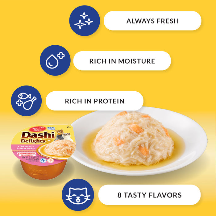 Inaba Dashi Delights Chicken Variety Pack Cat Treat
