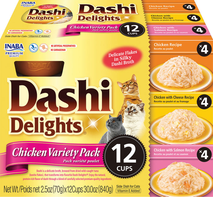 DASHI DELIGHTS CHICKEN VARIETY PACK 12CT