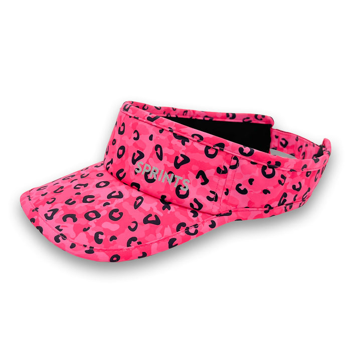 Jag Camo Fuchsia visor with pink camo print - side view