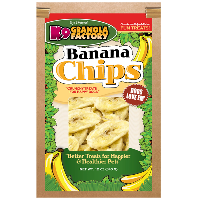 K9 Granola Factory Banana Chips Dog Treats