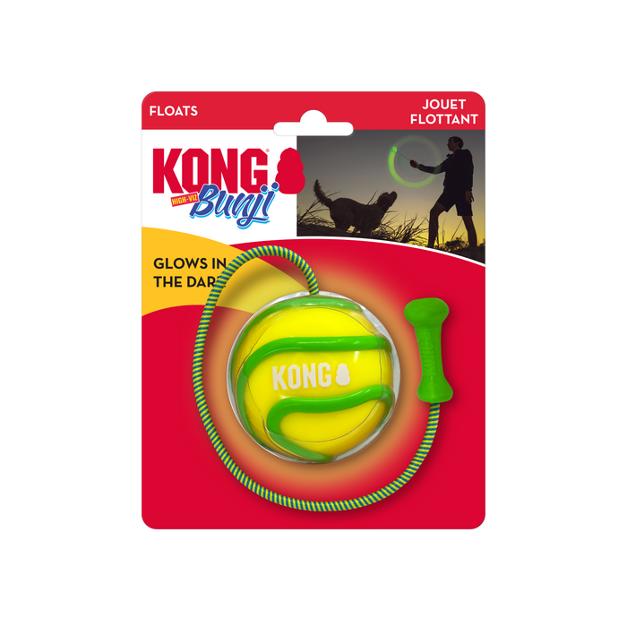 KONG Bunji High-Viz Ball Dog Toy