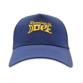 Late Show Glow Running is Dope VP hat, navy blue - front view