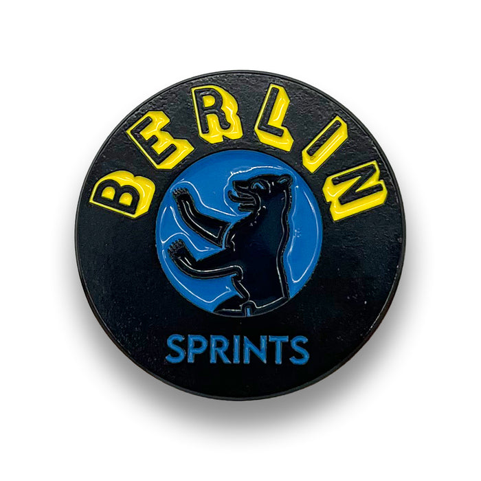 Laufen Berlin Enamel Pin - front view
