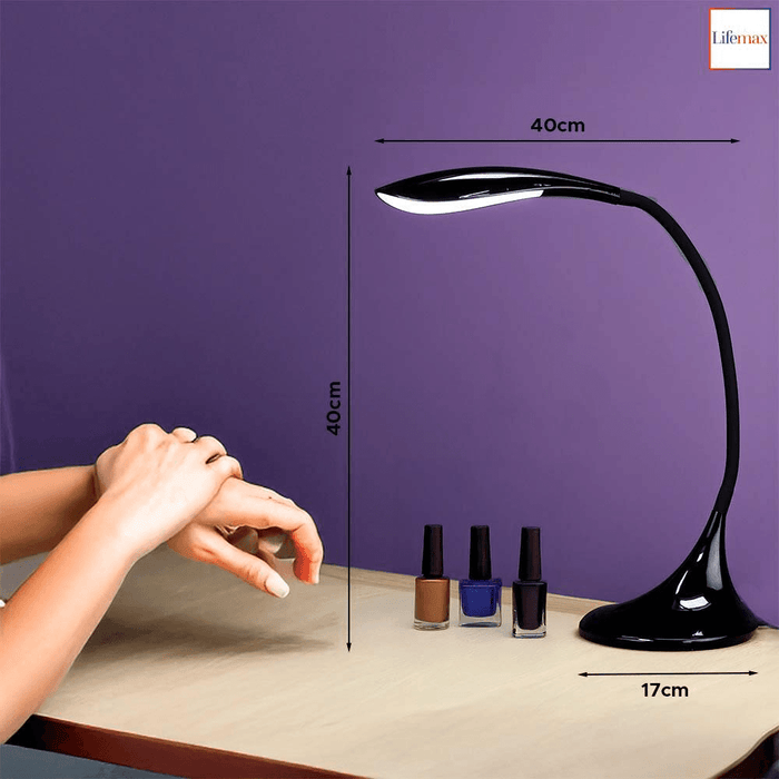 Lifemax High Vision LED Desk Light - Silver