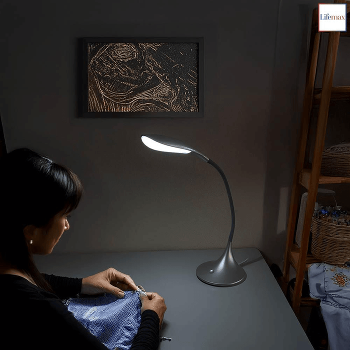 Lifemax High Vision LED Desk Light - Silver