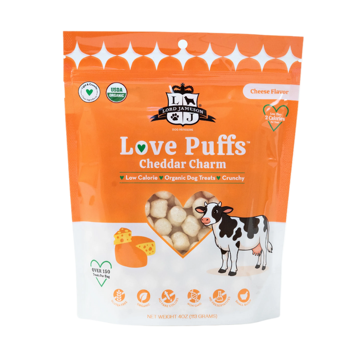 Lord Jameson Cheddar Charm Organic Dog Treats