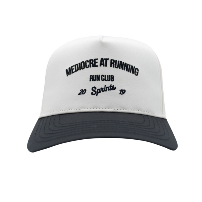 Mediocre at Running Run Club Structured VP Hat - front view