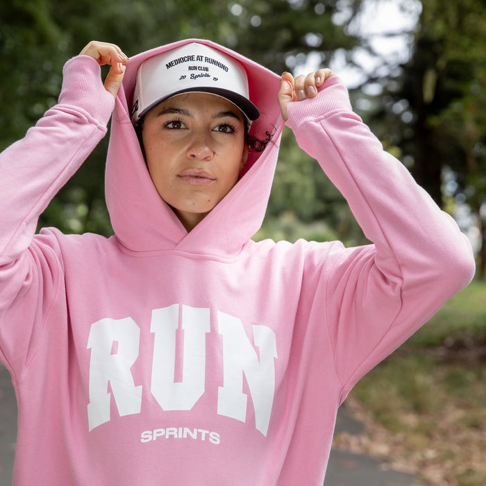 Mediocre at Running Run Club Structured VP Hat (Unisex)