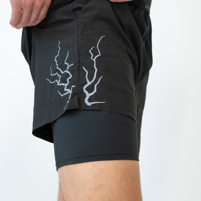 Mens Avigate 5" Fusion Short - Dystopian Dark Miles