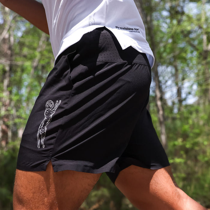 Mens Avigate 5" Fusion Short - Stealth Black