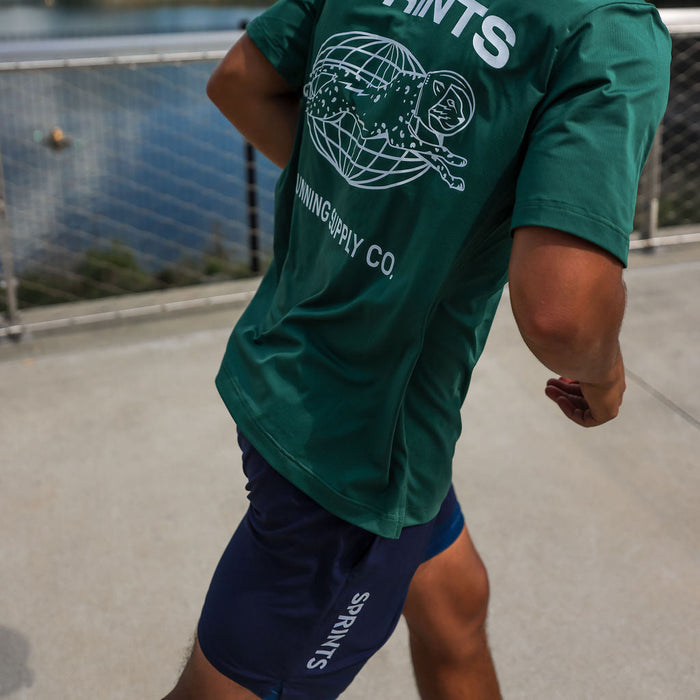 Mens Avigate 5" Fusion Short - Stealth Navy