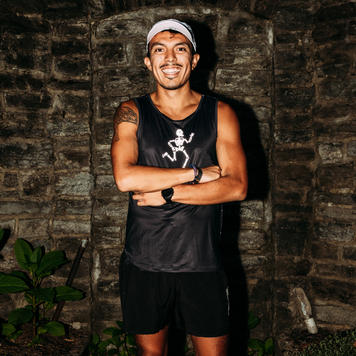 Mens Core Zero Running Tank - Skeleton Crew