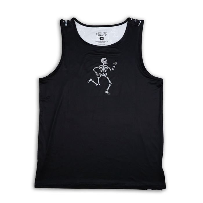 Mens Core Zero Running Tank - Skeleton Crew