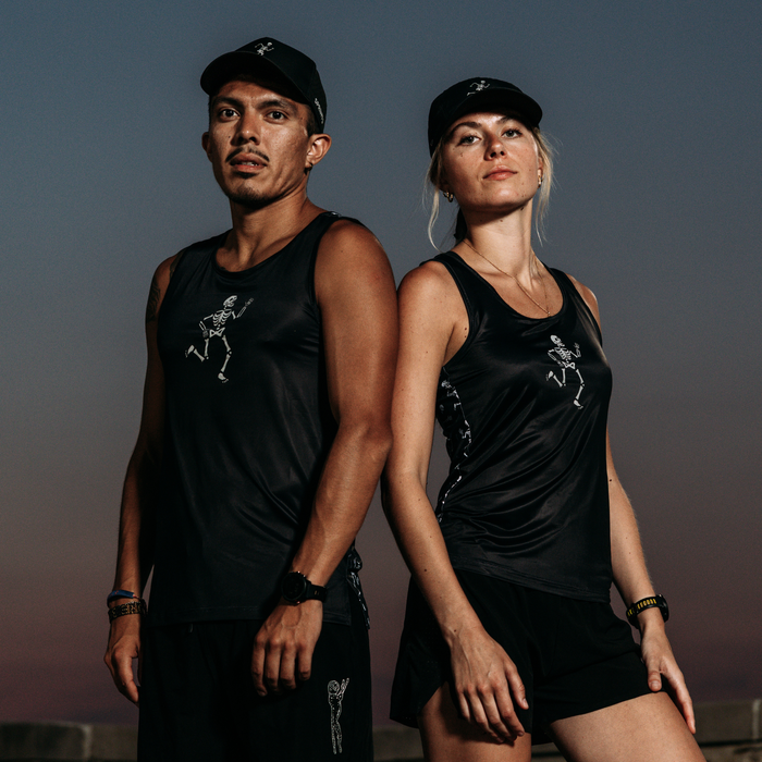 Mens Core Zero Running Tank - Skeleton Crew