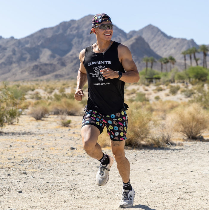 Mens Core Zero Running Tank - Vault Jag Black