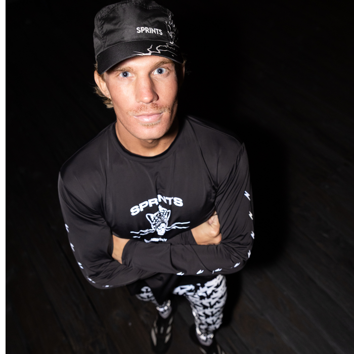 Mens Core Zero Tech Long Sleeve - Vault Jag Black Flash Reflective