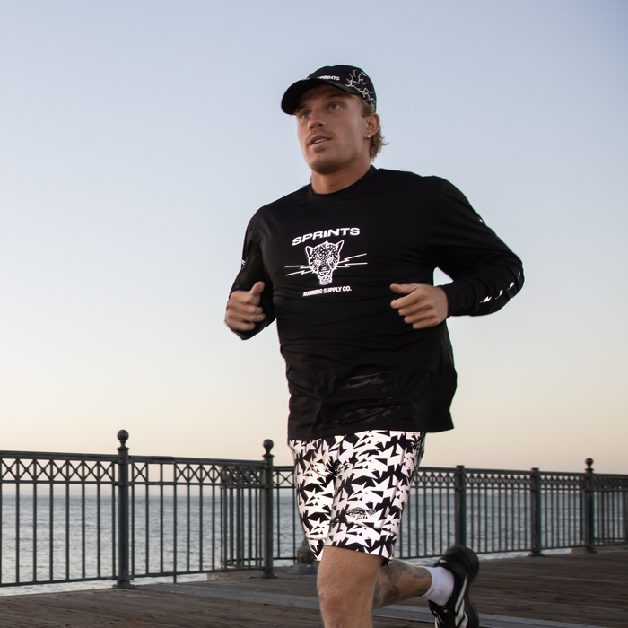 Mens Core Zero Tech Long Sleeve - Vault Jag Black Flash Reflective