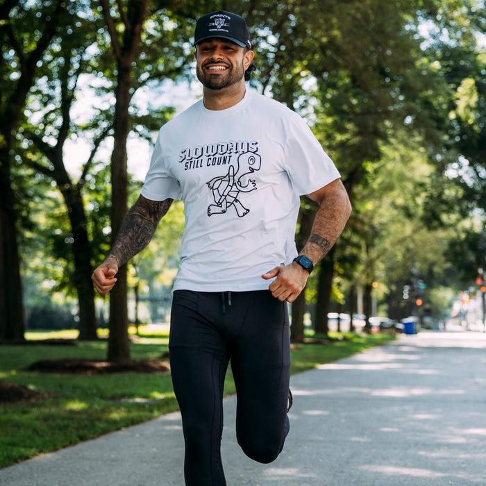 Mens Core Zero Tech Tee - Slow Days White