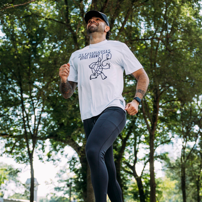 Mens Core Zero Tech Tee - Slow Days White