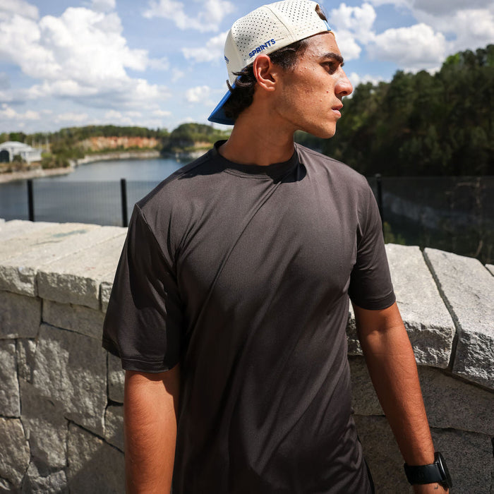 Mens Core Zero Tech Tee - Vault Jag Charcoal