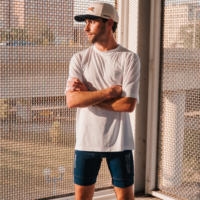 Mens Core Zero Tech Tee - Vault Jag White