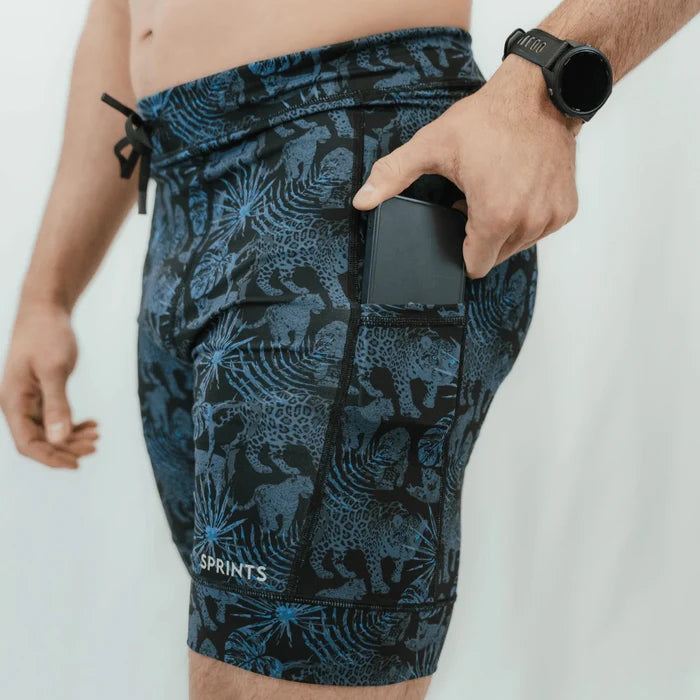 Mens Flexion 8" Half Tights - Acid Jags