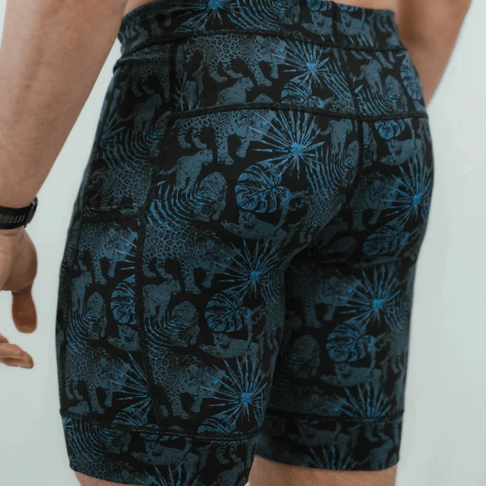 Mens Flexion 8" Half Tights - Acid Jags